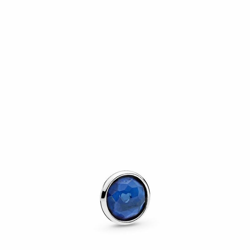 Pandora Australia September Droplet Petite Locket Charm - Sterling Silver | LBSQAR076